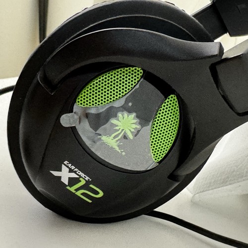 Turtle Beach Ear Force x12 Silver/Black Headband Headsets - Picture 3 of 10