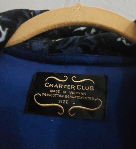 Chárter Club  Sweater Women's L,cotton Polyester Spandex, Boho, Pocker, 20 Inch - Picture 2 of 11