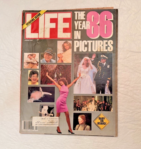LIFE Magazine The Year in Pictures 1986 Special Issue • Reagan Statue Liberty - Picture 2 of 8