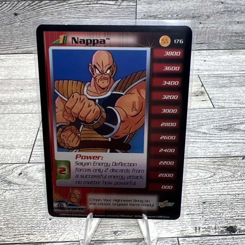 Nappa Saiyan Saga Starter Set Personality Lv1-3 HT DBZ CCG TCG Score Cards Card - Image 4 of 4