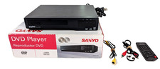 Sanyo DVD Player Reproductor DVD, FWDP105F HDMI Compatible Tested Remote Cables