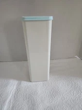 VTG Tupperware Velveeta Block Cheese Cracker Keeper +Tray Almond/Mint Green 1696