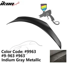 Fits 15-21 Benz W205 C-Class 4Dr Sedan PSM Style Trunk Spoiler ABS Painted #9963