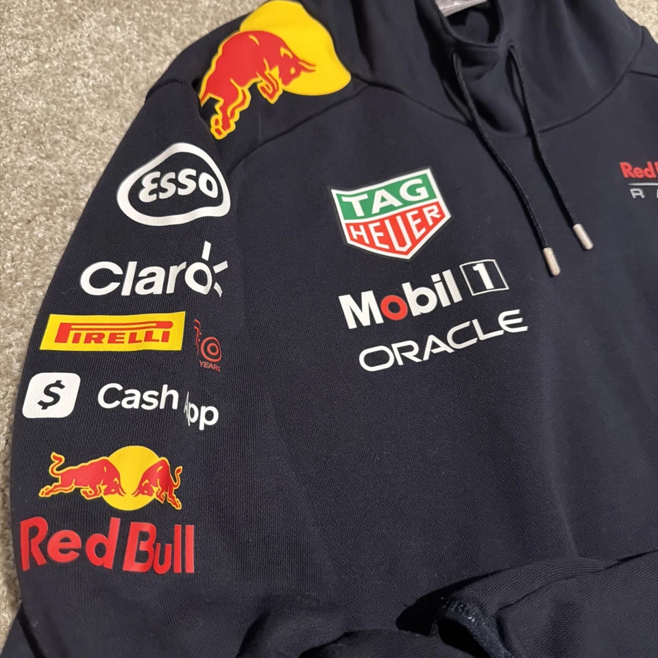 Толстовка с капюшоном выпущенная гоночной командой Puma Formula 1 F1 Red Bull 3XL - Изображение 3 из 4