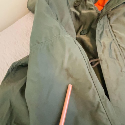 N-3B Snorkel Parka Mens Large Vintage 60s Military Coat Tactical Cold Weather - Picture 24 of 24