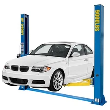 9000lbs Hydraulic Two Post Car Lift Floor Plate  Auto Truck Hoist 110V/220V