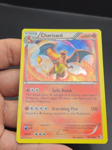 Pokémon TCG Charizard Holo Rare Card Boundaries Crossed 20/149 - Picture 5 of 10