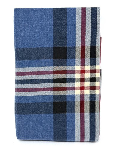 NEU Ralph Lauren 20 x 28 Bugholz Standard Schein rot creme blau kariert - Bild 7 von 7