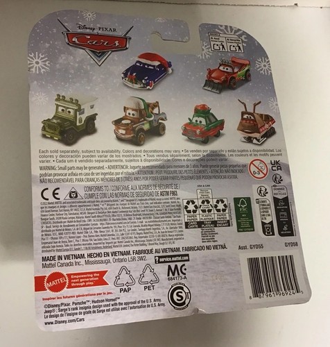 Disney PIXAR Cars Holiday SALLY 2022 MOTO DE NIEVE Die Cast Navidad NUEVO Lote de 2 - Imagen 9 de 10