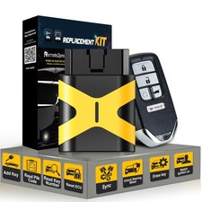 DIY Programming Car Key Uncut Keyless Entry Remote Start Replacement for 2016...