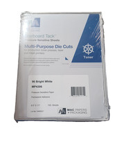 Mac Papers Starboard Tack Pressure Sensitive Sheets Die Cuts 96 Bright 8.5x11