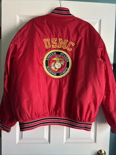 Men’s Holloway USMC Varsity Jacket Sz XL - Picture 4 of 4
