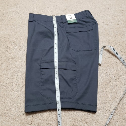 Duluth Trading Shorts Women 14 Ink Dry on the Fly 10" Cargo UPF50 Wicking Hiking - Picture 14 of 14