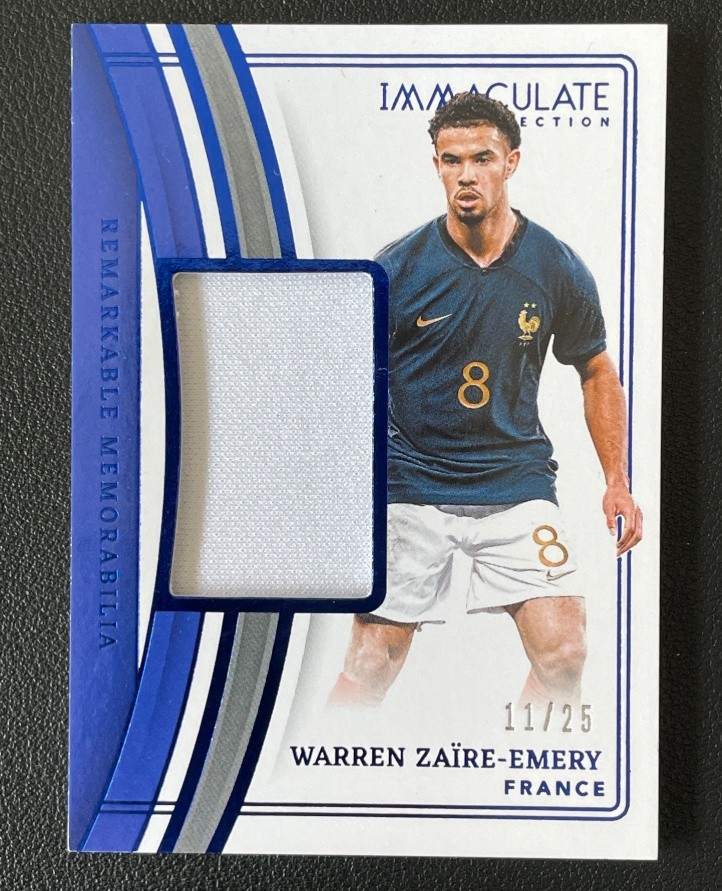 Warren Zaire-Emery 2023-24 Panini Immaculate Remarkable Memorabilia /25