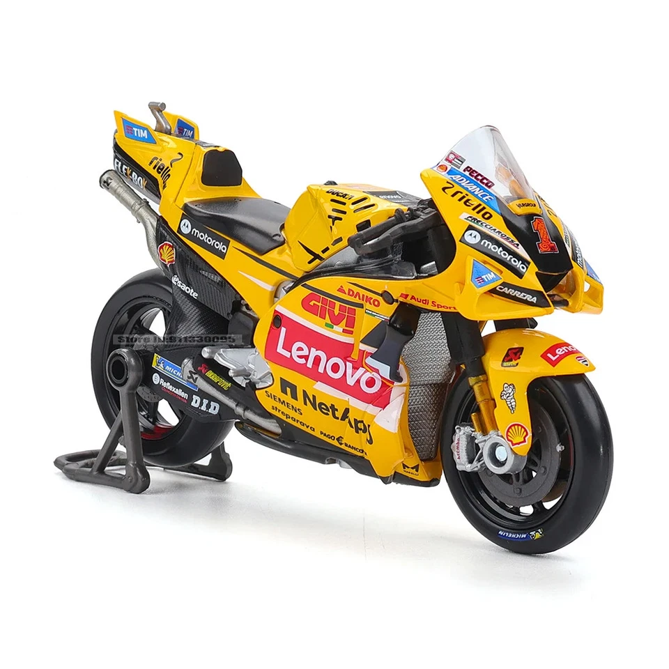 1:18 NEW 2023 Ducati Lenovo Team #1 Bagnaia Champion Moto GP Racing Casting Allo - Image 2 of 4