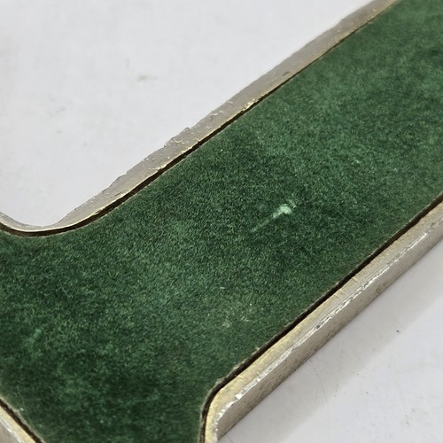 VTG Monogram Brass Letter L Initial Paperweight Decor A & M leatherlines. 3.5×4" - Imagen 10 de 15