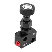 Universal Aluminum Brake Proportioning Valve 150-1200 Psi Black