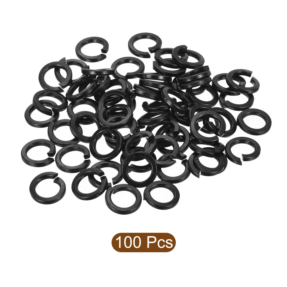 Rondella elastica di sicurezza in acciaio inossidabile M10 304 100 pezzi, nero - Immagine 3 di 4