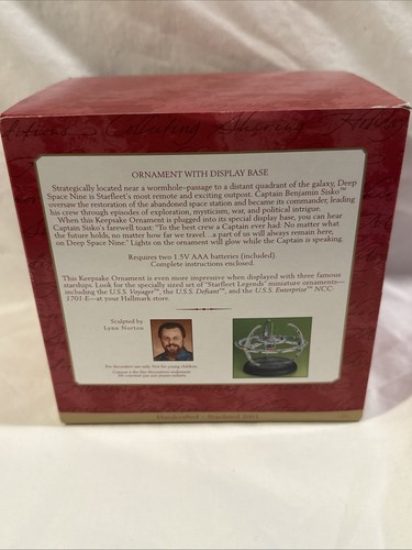 Hallmark Keepsake Ornament Star Trek Space Deep Space 9 B15 - Imagen 2 de 7