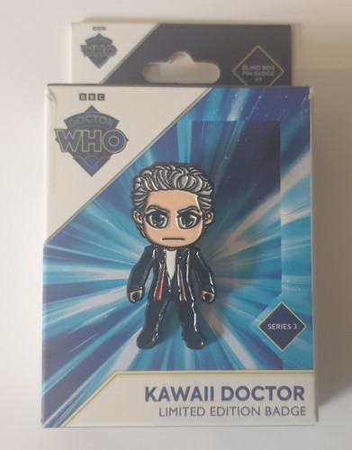 Doctor Who 12th Twelfth Doctor Peter Capaldi kawaii Emaille Pin Anstecker