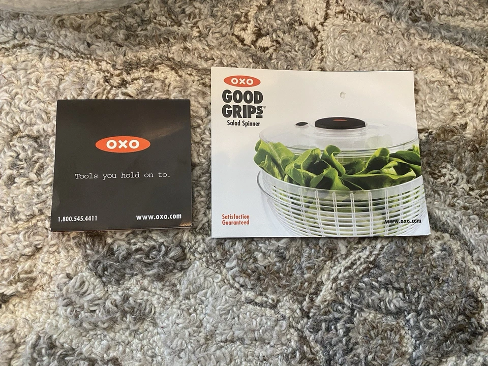 Spinner de ensalada mediano OXO de 10,5 pulgadas - transparente nuevo sin caja Foto 4 de 4
