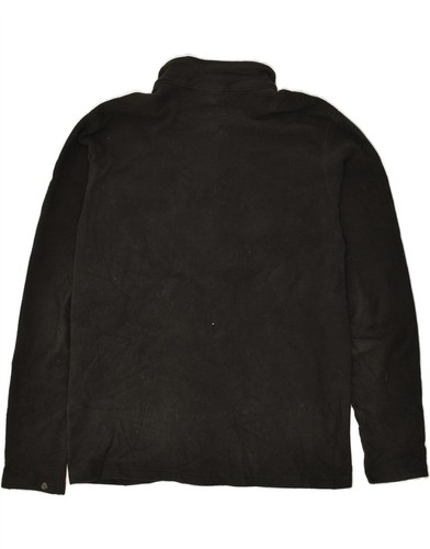 EDDIE BAUER Mens Fleece Jacket UK 40 Large Black Polyester BI75 - Picture 2 of 5