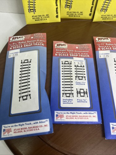 Lot of Atlas N Scale Snap Track Miscellaneous Track Some New - Picture 2 of 5