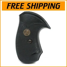 Sleek Black Compact Grips for Rossi Handguns - Enhanced Comfort & Control