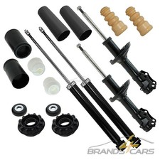 ATEC 4x GAS STOSSDÄMPFER +DOMLAGER +PROTECTION-KIT FÜR VW LUPO 6X 6E