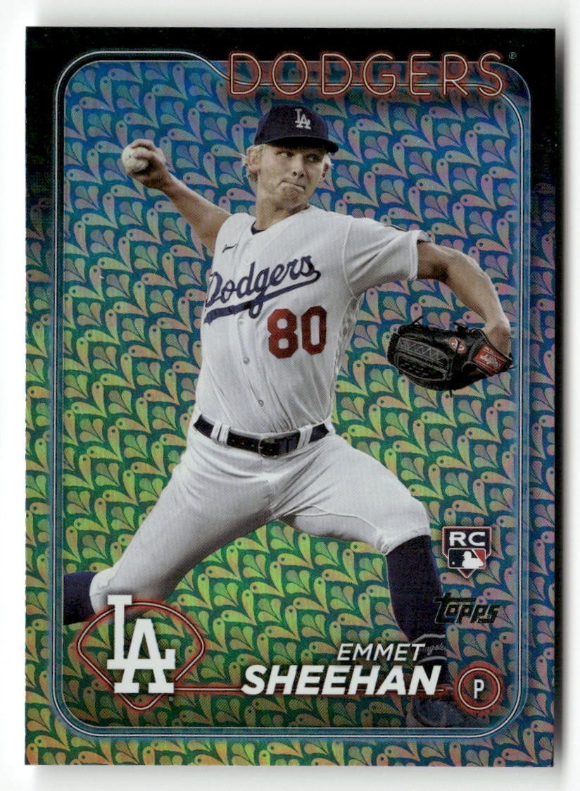 2024 Topps Series 1 Emmet Sheehan #283 Holiday RC