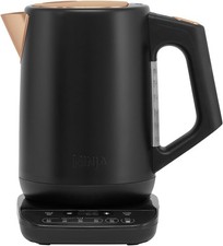 Ninja Perfect Temperature Kettle, 1.7L, LED Display, Black & Copper, KT200UKCP