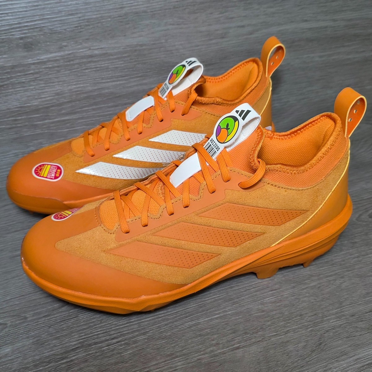 Adidas Adizero Impact TPU Men\'s Size 11 Somos Baseball Cleats Orange JH9133 Adidas Adizero Impact TPU 2.0 BSB Somos Bright Orange for  main image 2