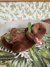 Collectable Ty Beanie baby Seaweed the Otter plush toy