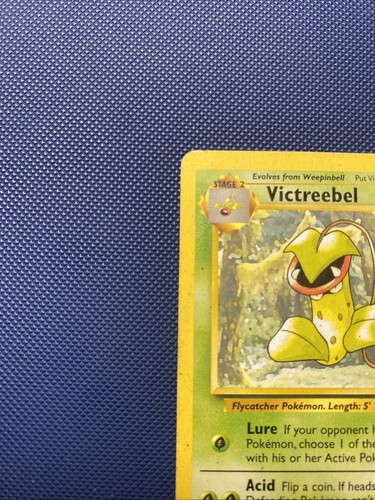 Victreebel Pokemon Card 32/130 Base Set 2 Unlimited Non Holo Rare Vintage MP - Picture 5 of 10