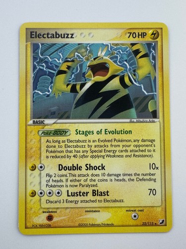 Electabuzz | 22/115 | Unseen Forces | Rare | Normal | LP