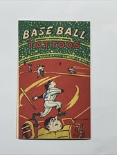 1950's BASEBALL TATTOOS MLB Team Logos Made in Japan EX-MT Complete
