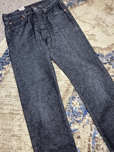 Neu mit Etikett Levi’s 501 Größe 33 x 32 schwarze Waschung dunkle Waschung Knopf Grippe Levi’s neu mit Etikett - Bild 4 von 10