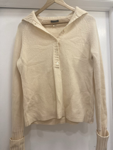 J. Crew 100% Lammwolle Johnny-Kragen Pullover mit Rippbündchen Damen Gr. M* - Bild 1 von 8