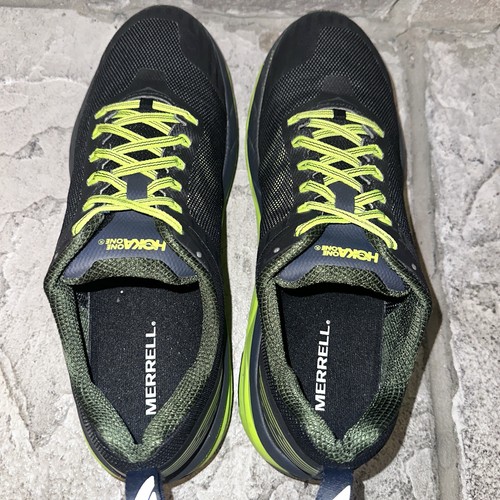 Near Mint Hoka Challenger ATR 5 Trail Black/Lime Running Shoes Sneakers 10.5 Men - Picture 9 of 10