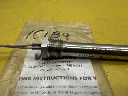 Vulcan Calstat 1C1B9 AJW Thermostat -100 Degrees to 600 Degrees F 10/15 Amp - Picture 3 of 3