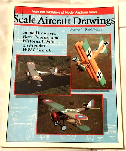 Scale Aircraft Drawings: Volume 1 -- World War I - Model Airplane News - PB - Picture 3 of 5