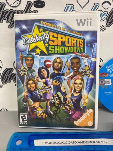 KRISTI YAMAGUCHI OLYMPIC SIGNED WII CELEBRITY SPORTS SHOWDOWN BECKETT BAS COA - Picture 2 of 14