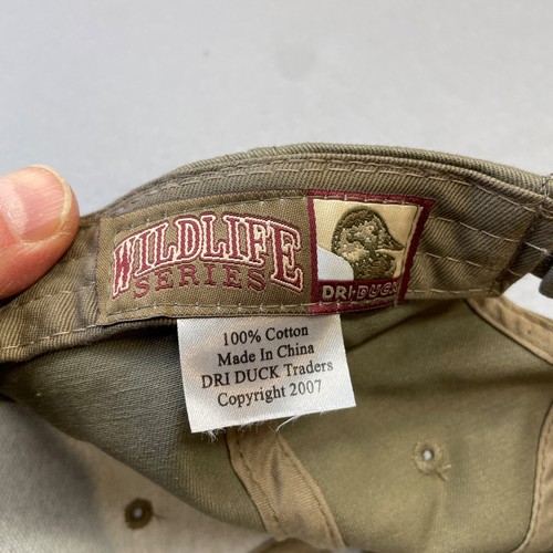 Dri-Duck Traders Ball Cap OS Brown Hunting Embroidered Mustangs Wildlife Series - Picture 3 of 7