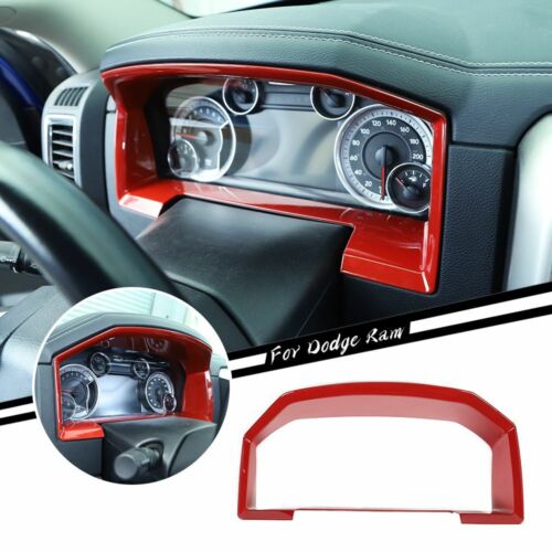 40pcs Full Interior Decoration Cover Trims Sticker Kit for RAM 1500 2012-17 Red - Picture 8 of 17