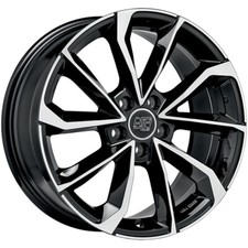 ALUFELGE MSW MSW 42 FUR OPEL ZAFIRA 7,5X17 5X110 GLOSS BLACK FULL POLISHED 4K8