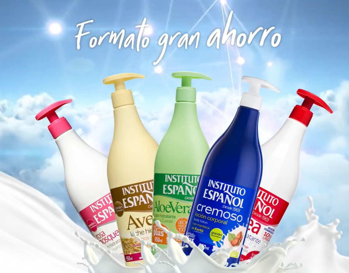 Instituto Español-Serie Loción-Cremoso, Avena, Urea, Rosa Mosqueta-Aloe Vera