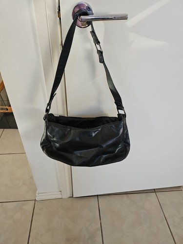 Mimco Black Leather Shoulder Handbag Used Condition - Picture 3 of 12