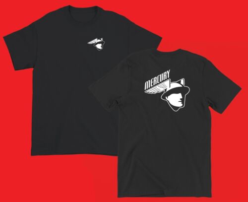 XL MERCURY Short Sleeve Tee shirt t-shirt BLACK Flathead Ford Hot Rod