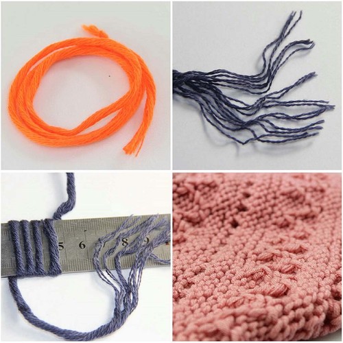 Sale 2SkeinsX50gr Soft Worsted Cotton Chunky Super Bulky Hand Knitting Yarn 33 - Picture 9 of 12