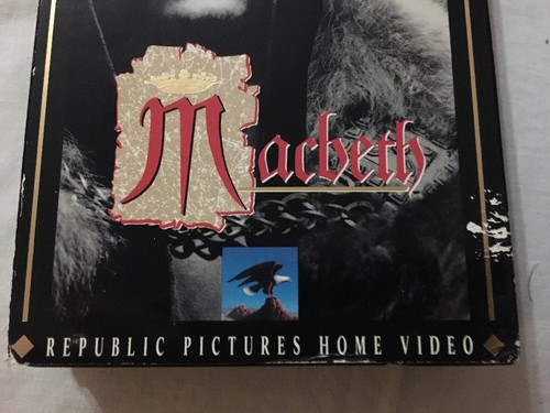 Macbeth 45th Anniversary Ordination Welles Roddy McDowall Republic Pictures VHS - Afbeelding 7 van 12